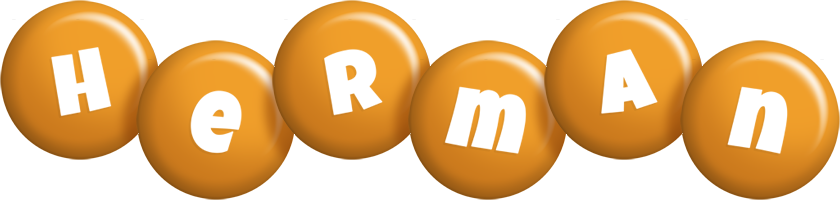 Herman candy-orange logo