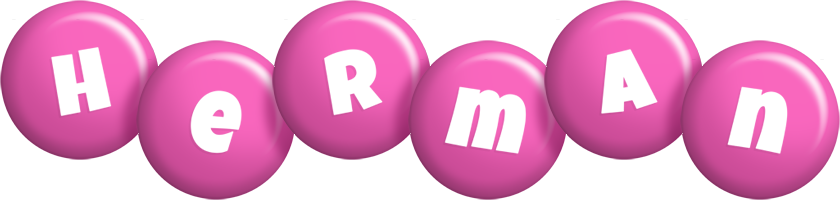 Herman candy-pink logo
