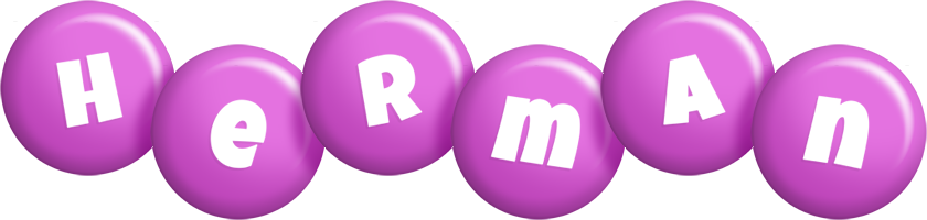 Herman candy-purple logo