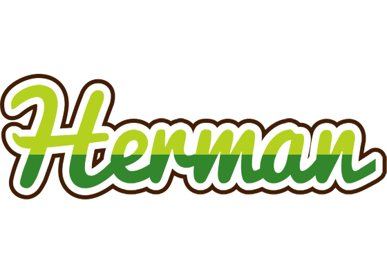Herman golfing logo