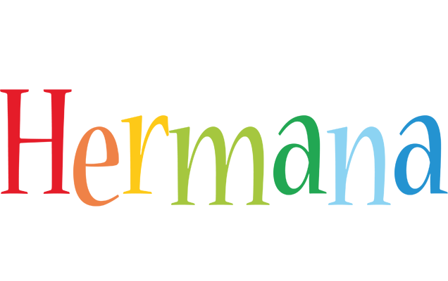 Hermana birthday logo