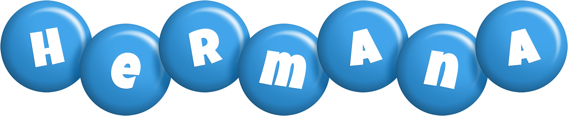 Hermana candy-blue logo