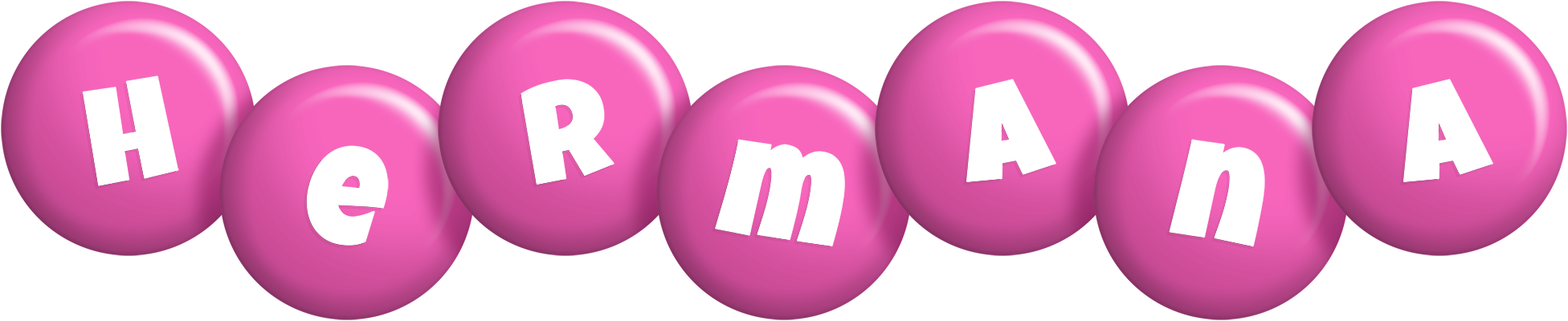 Hermana candy-pink logo