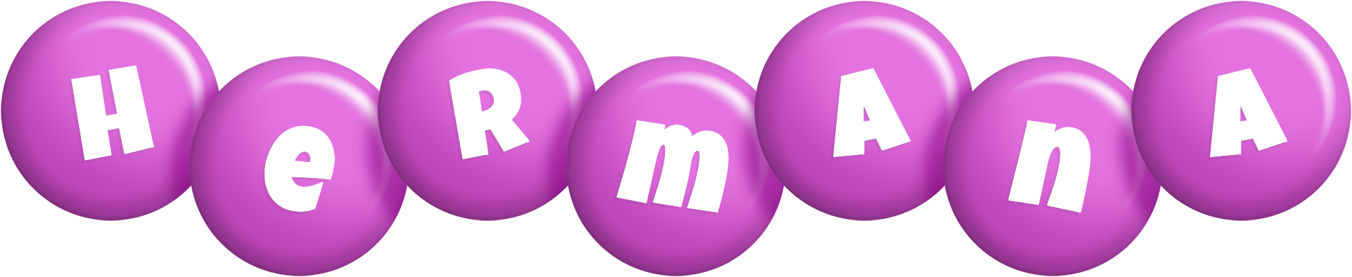 Hermana candy-purple logo