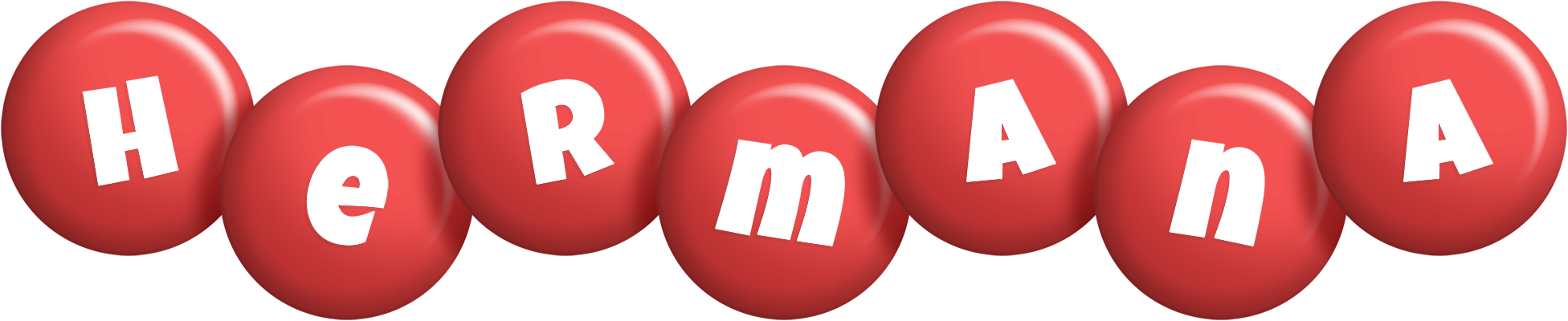 Hermana candy-red logo