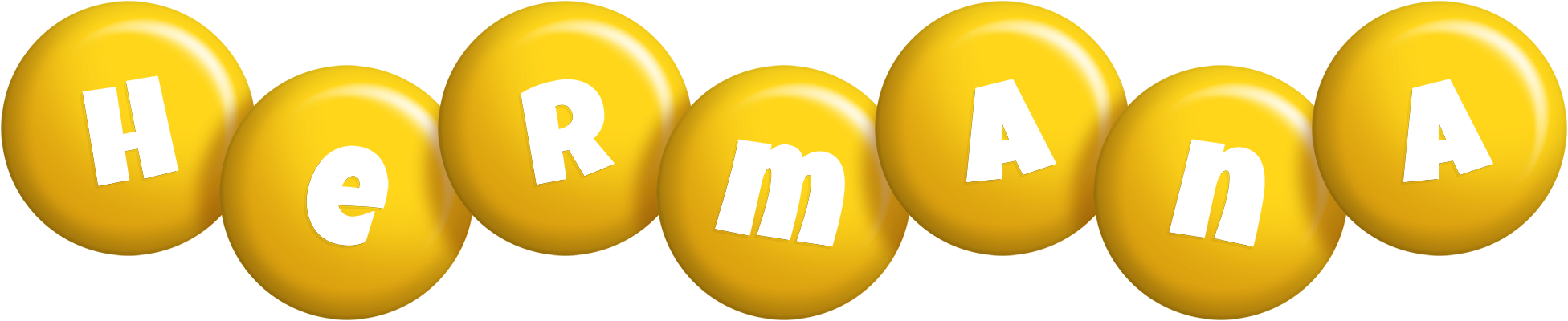 Hermana candy-yellow logo