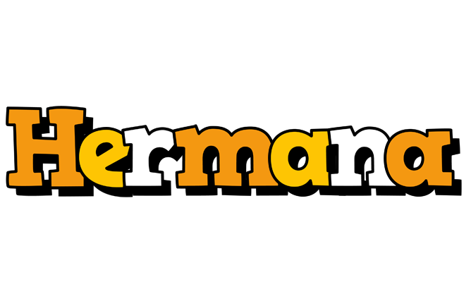 Hermana cartoon logo