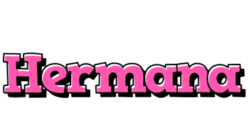 Hermana girlish logo