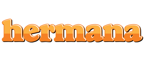 Hermana orange logo