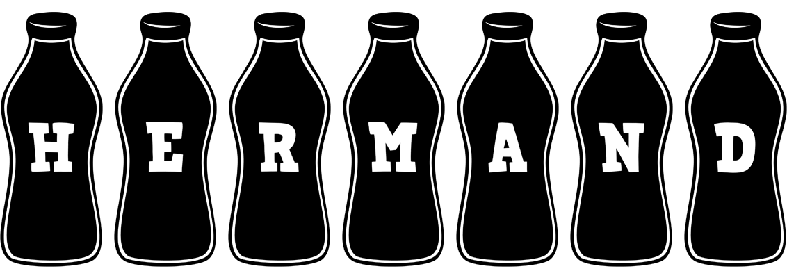 Hermand bottle logo