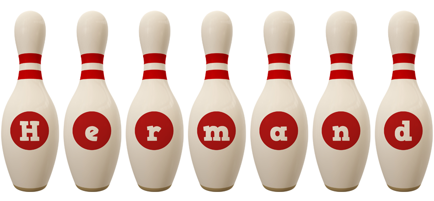 Hermand bowling-pin logo