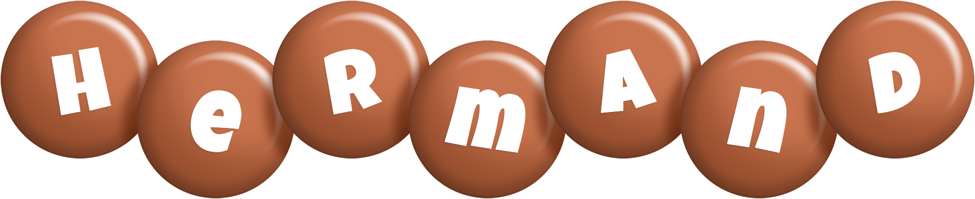 Hermand candy-brown logo