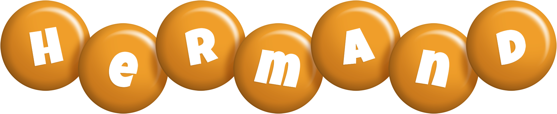 Hermand candy-orange logo