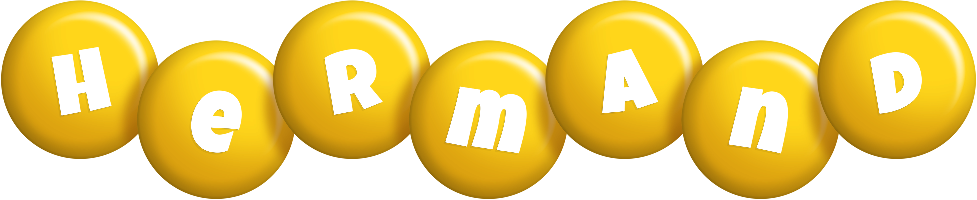 Hermand candy-yellow logo