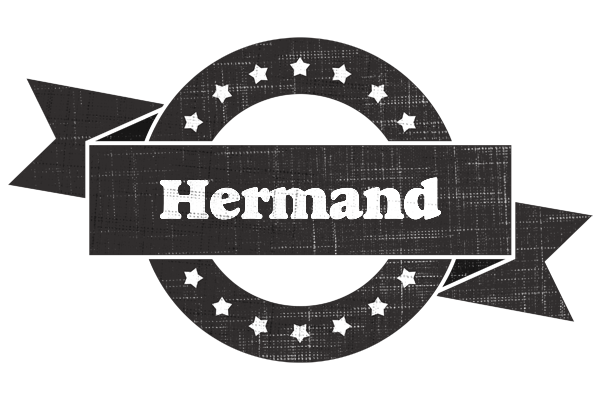 Hermand grunge logo