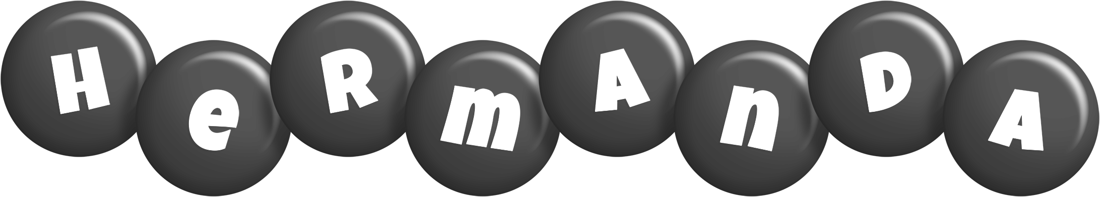 Hermanda candy-black logo