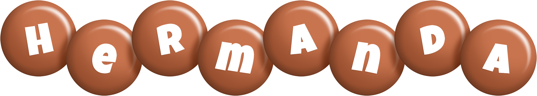 Hermanda candy-brown logo