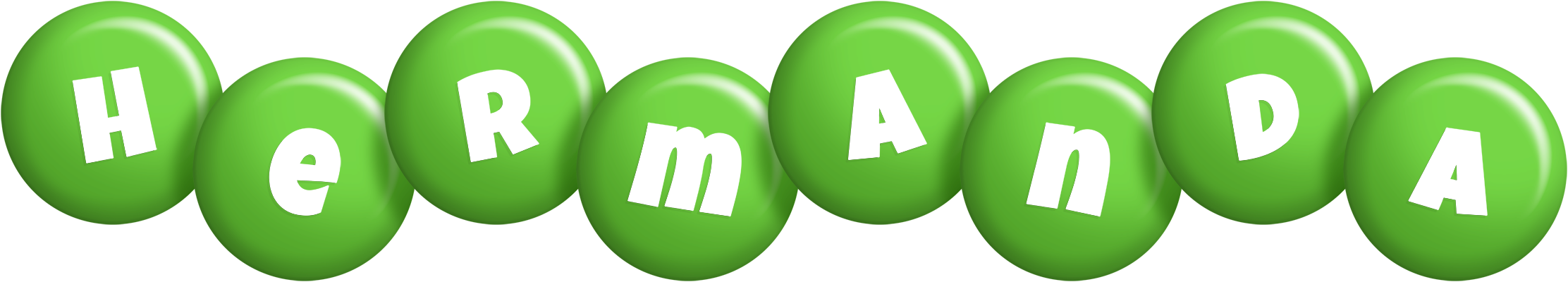 Hermanda candy-green logo