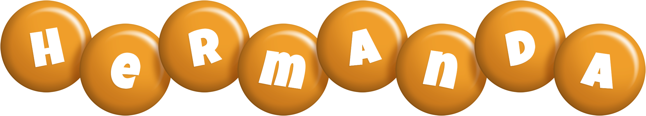 Hermanda candy-orange logo