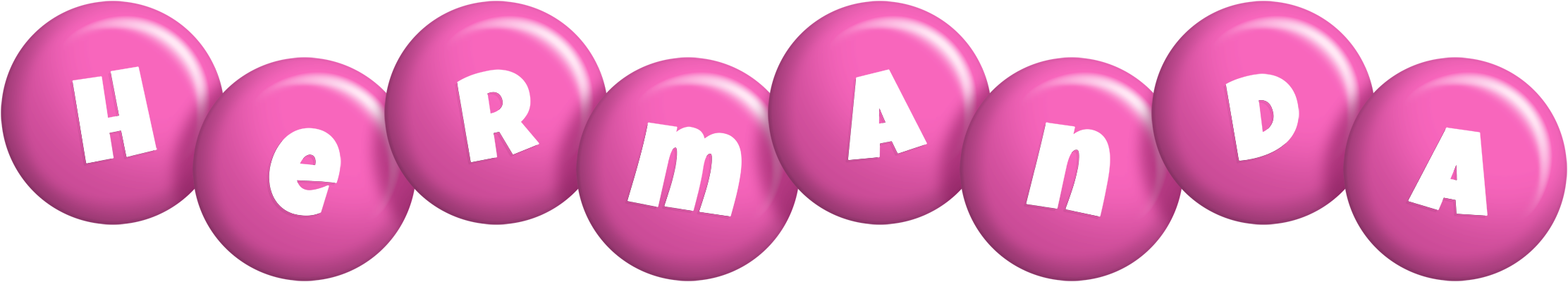 Hermanda candy-pink logo