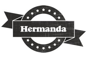 Hermanda grunge logo