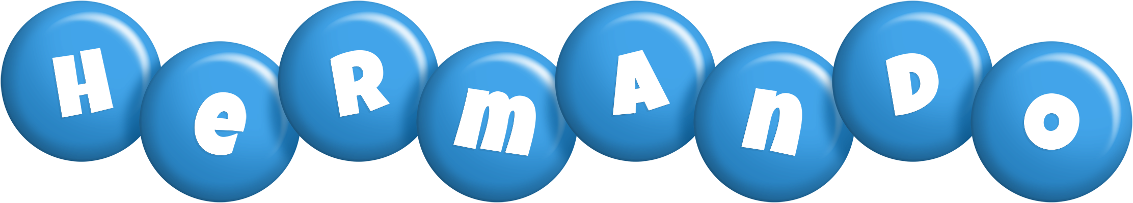Hermando candy-blue logo