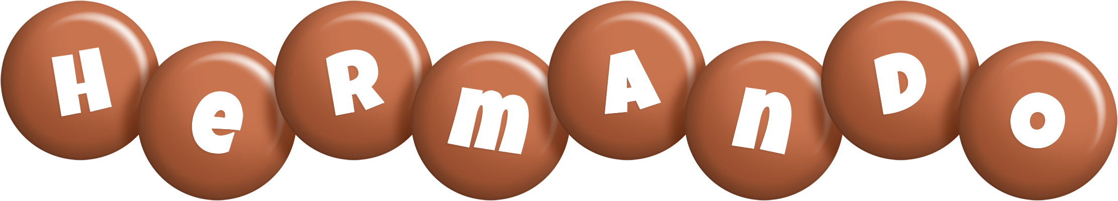 Hermando candy-brown logo