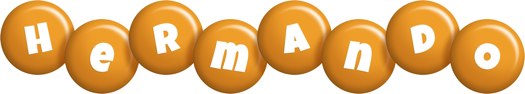 Hermando candy-orange logo