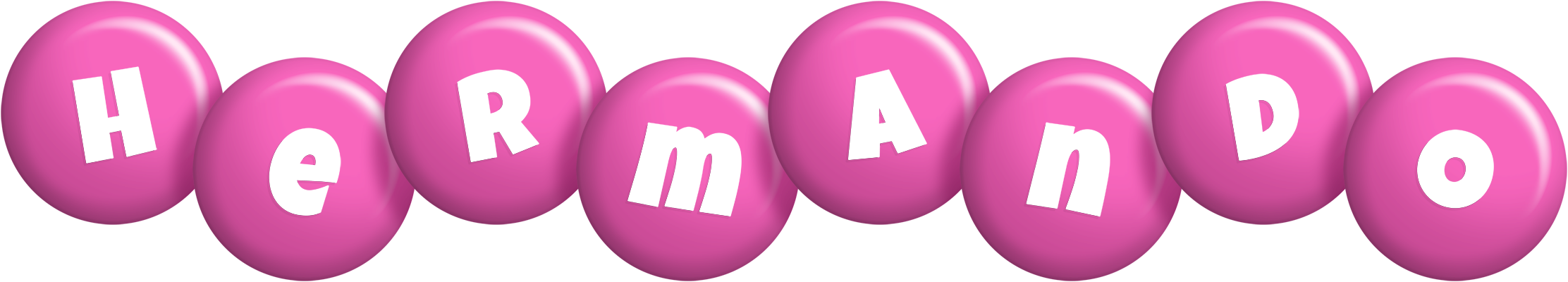 Hermando candy-pink logo