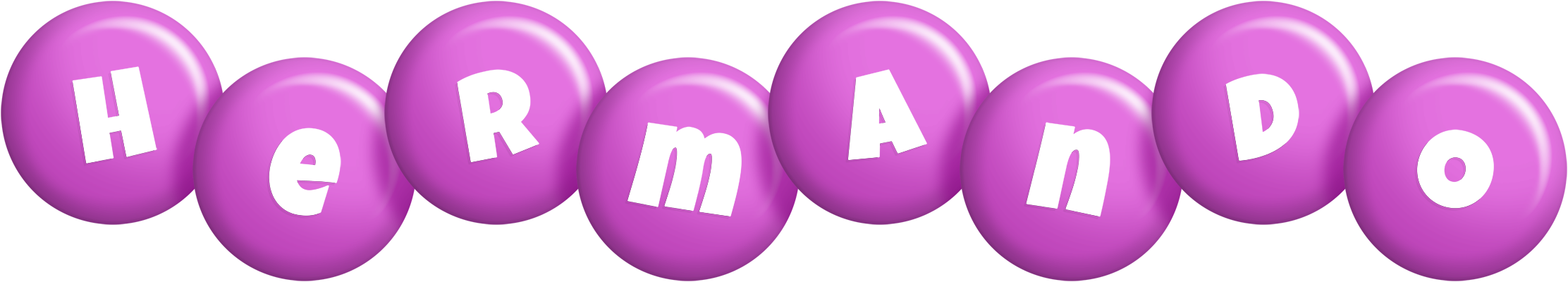 Hermando candy-purple logo
