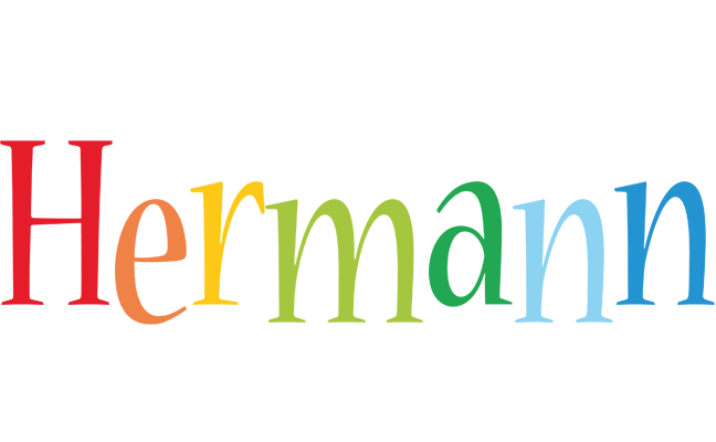 Hermann birthday logo