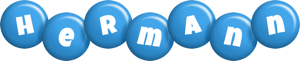 Hermann candy-blue logo