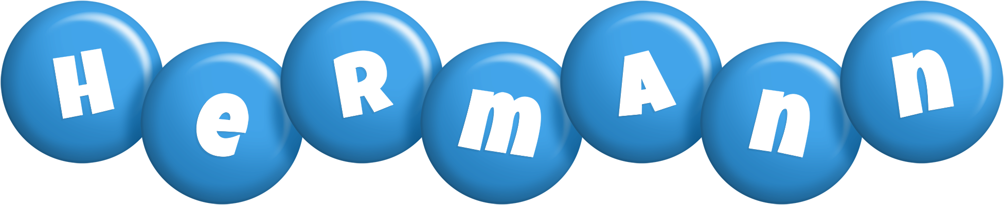 Hermann candy-blue logo
