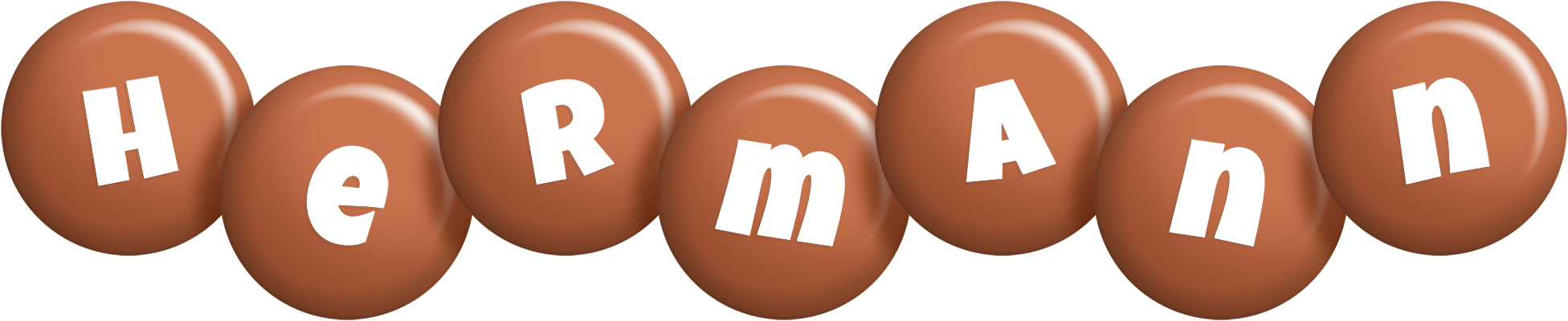 Hermann candy-brown logo