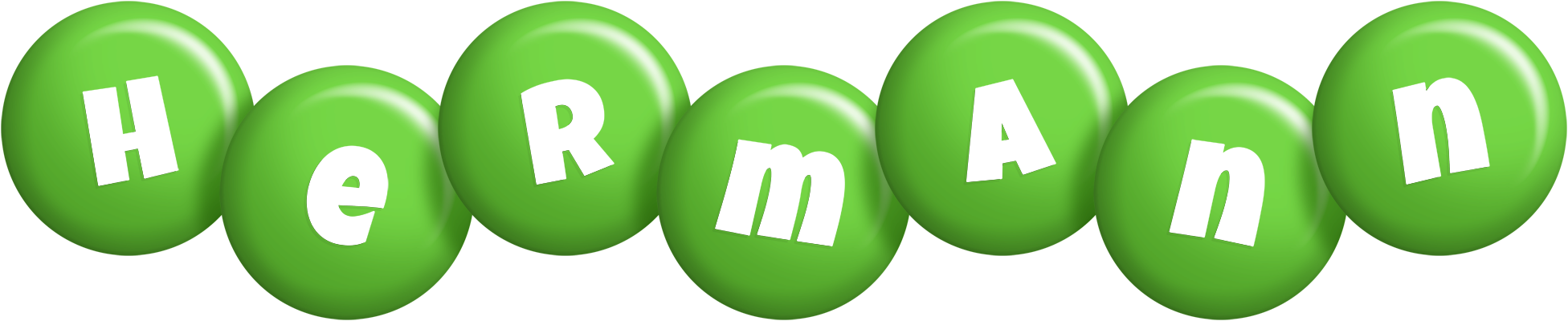 Hermann candy-green logo