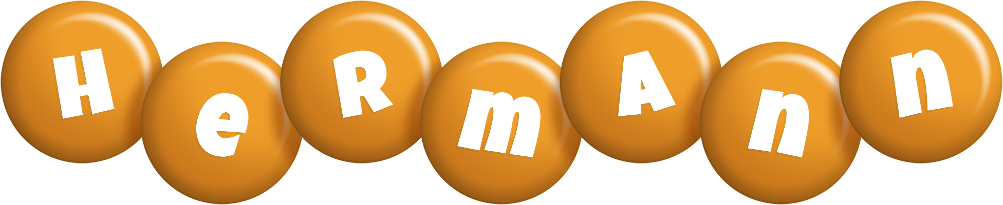 Hermann candy-orange logo