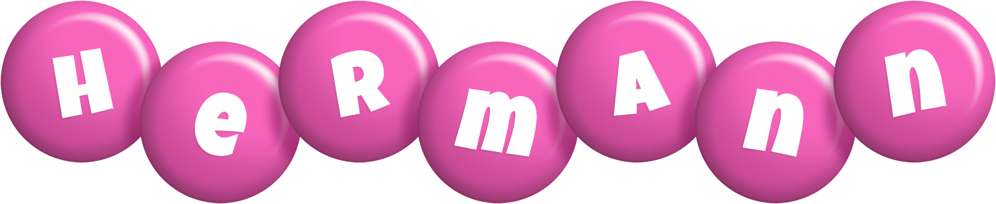 Hermann candy-pink logo