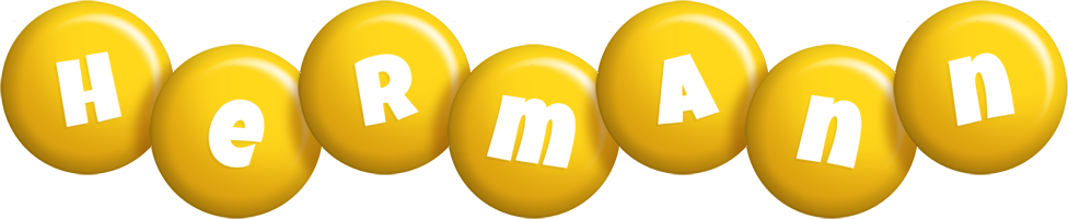 Hermann candy-yellow logo