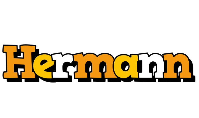 Hermann cartoon logo