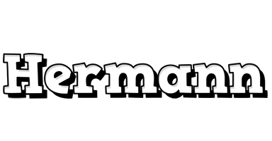 Hermann snowing logo