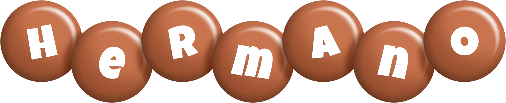 Hermano candy-brown logo