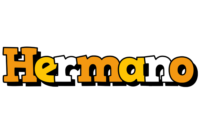 Hermano cartoon logo