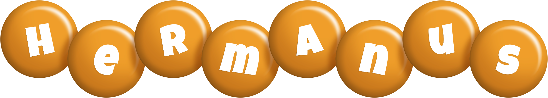 Hermanus candy-orange logo