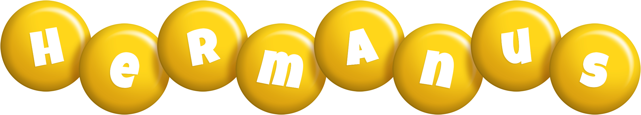 Hermanus candy-yellow logo