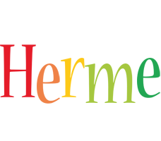 Herme birthday logo