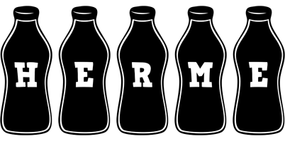 Herme bottle logo