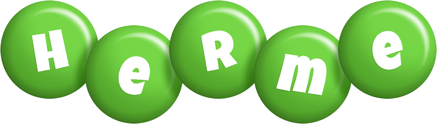 Herme candy-green logo
