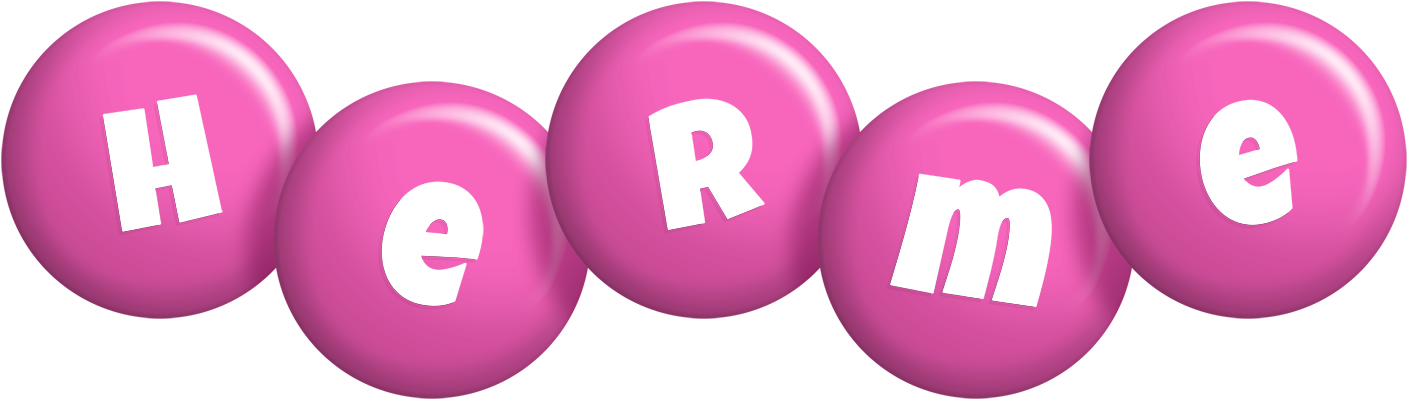 Herme candy-pink logo