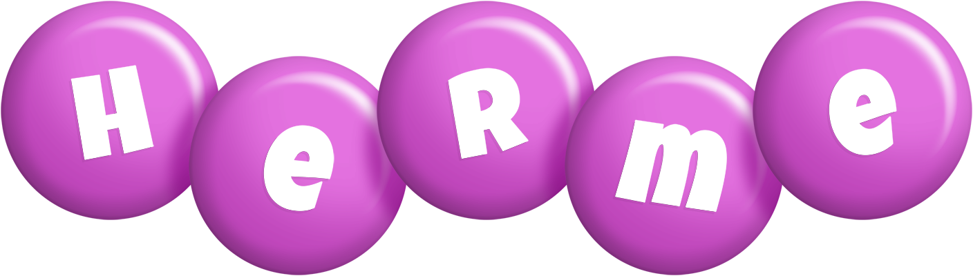 Herme candy-purple logo