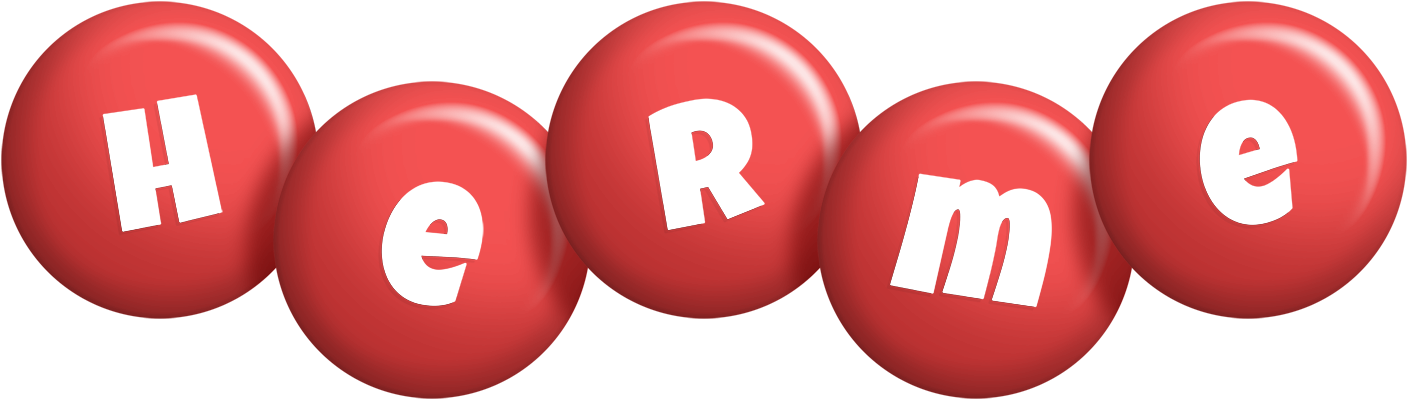 Herme candy-red logo